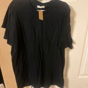 Zenana Outfitters Black Short Sleeve T Shirt Dress